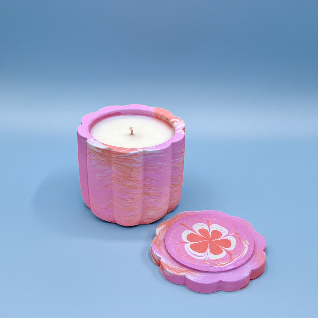 Pumpkin Spice Latte Soy Wax Candle With Cover